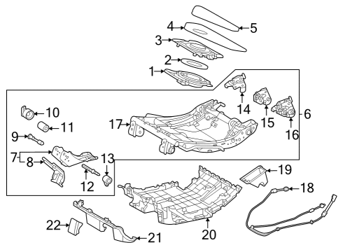 2024 Toyota Sequoia Second Row Seats Diagram 5 - Thumbnail
