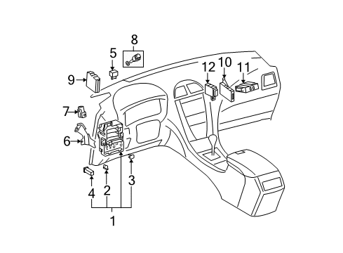 Terminal, Junction Diagram for 82675-44010