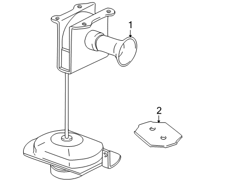 1996 Toyota 4Runner Carrier & Components - Spare Tire Diagram