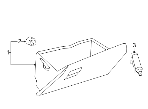 2018 Toyota Corolla iM Glove Box Diagram