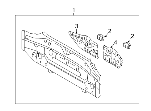 2013 Scion tC Rear Body Diagram