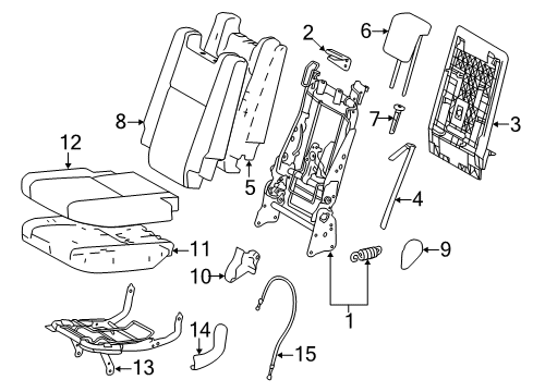2017 Toyota Highlander Third Row Seats Diagram