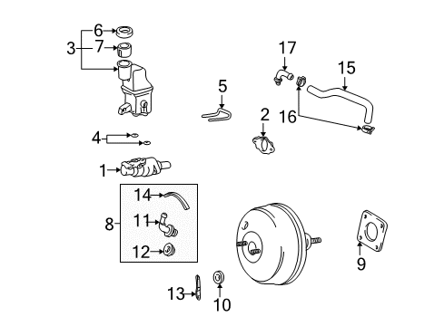 2002 Toyota Highlander Dash Panel Components Diagram