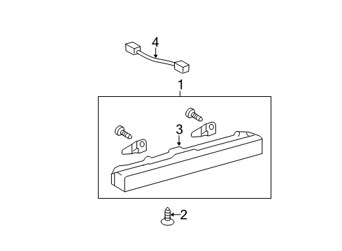 2007 Toyota Camry Socket & Wire Diagram for 81576-33011