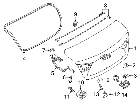 2016 Scion iA Trunk Diagram