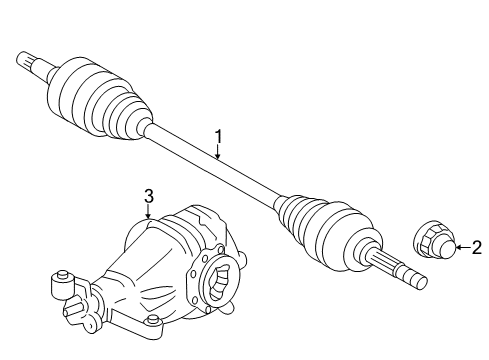 Carrier Assembly, Differential, Rear Diagram for 41110-30A03