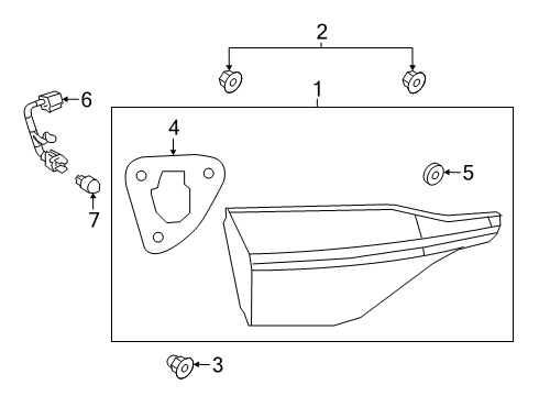 2022 Toyota Corolla Backup Lamps Diagram 3 - Thumbnail
