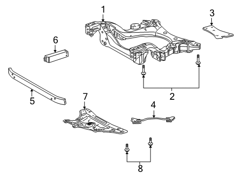 Bolt, With Washer Diagram for 90119-10650