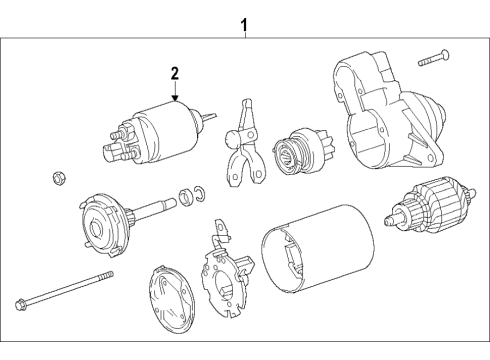 2018 Toyota C-HR Starter Diagram