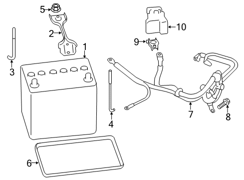 2016 Scion FR-S Battery Diagram