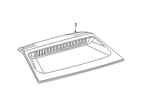 2020 Toyota Avalon High Mount Lamps Diagram