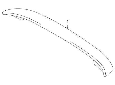 2009 Scion tC Rear Spoiler Diagram