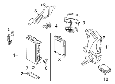 2020 Toyota C-HR Relay Diagram for 90080-87030