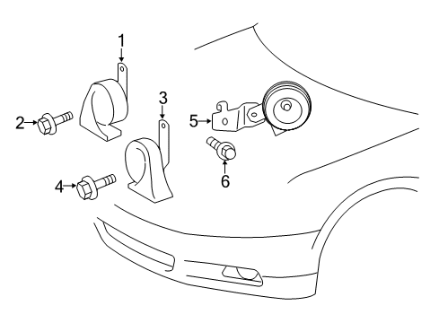 2012 Toyota Camry Anti-Theft Components Diagram 2 - Thumbnail