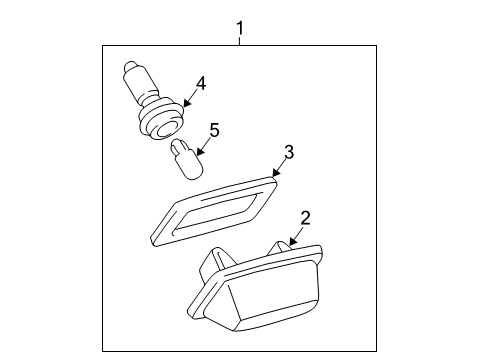2007 Toyota Corolla License Lamps Diagram