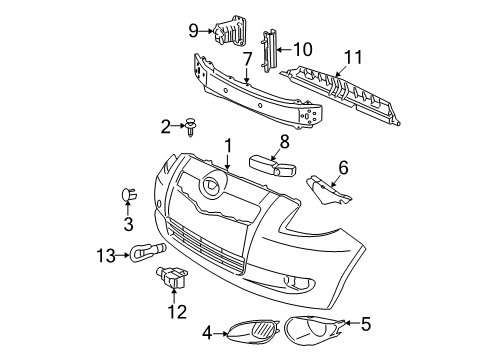 2009 Toyota Yaris Switches & Sensors Diagram