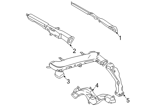 2005 Toyota Sequoia Ducts Diagram