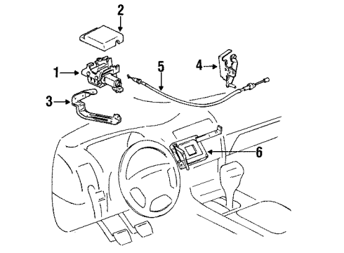 1993 Toyota Corolla Cruise Control System Diagram