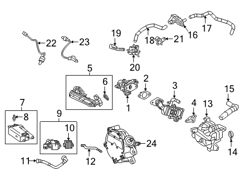 2022 Toyota Corolla Vehicle Speed Sensor Diagram for 89413-12041