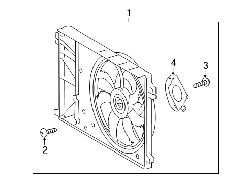 2022 Toyota Avalon Cooling System, Radiator, Water Pump, Cooling Fan Diagram 2 - Thumbnail