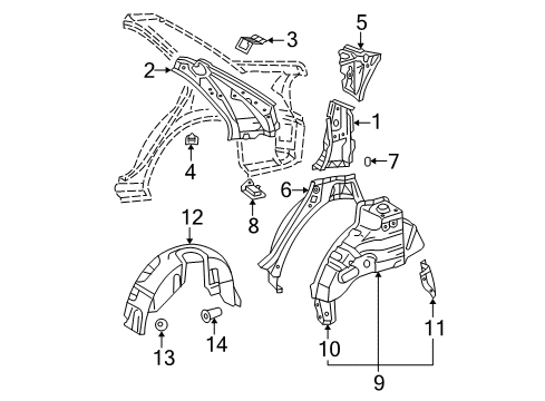Plate, Noise Control Diagram for 61824-20100