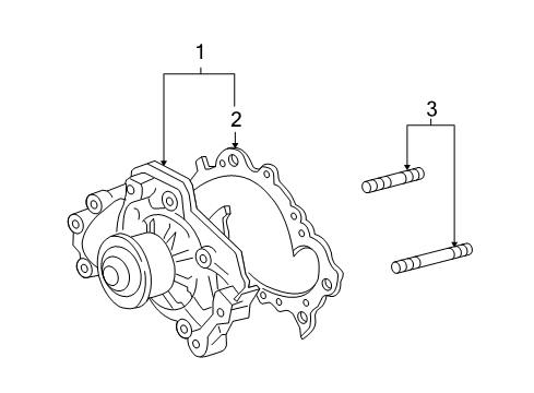 2007 Toyota Highlander Water Pump Diagram 3 - Thumbnail