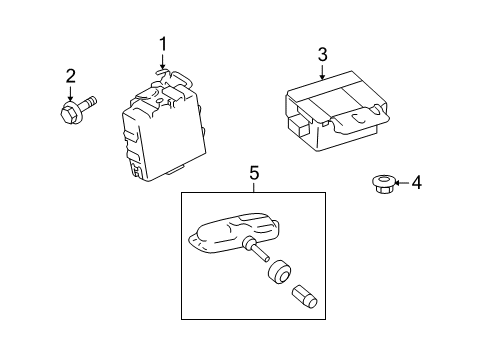 2015 Scion xB Tire Pressure Monitoring Diagram