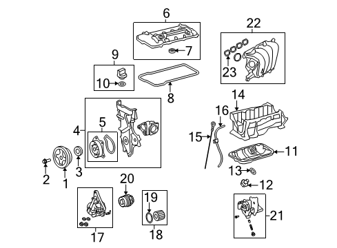 2012 Toyota Matrix Intake Manifold Diagram