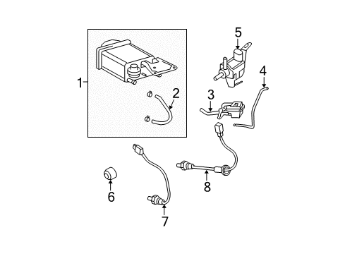 2009 Toyota Yaris Emission Components Diagram
