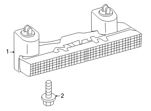 2009 Scion xD High Mount Lamps Diagram