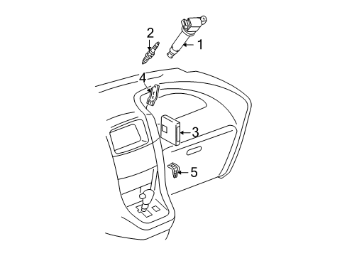 2002 Toyota Camry Ignition System Diagram 1 - Thumbnail