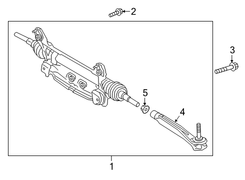 Bolt, Flange Diagram for 91552-K1235
