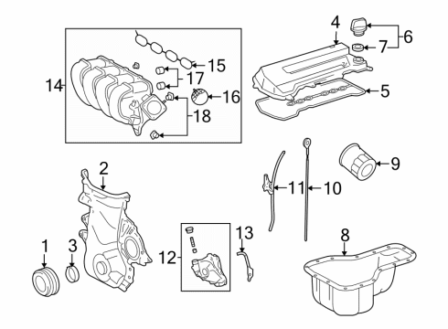 2007 Toyota Corolla Intake Manifold Diagram
