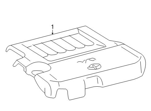 2008 Toyota Highlander Engine Appearance Cover Diagram 2 - Thumbnail