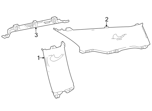 2023 Toyota Sequoia Interior Trim - Quarter Panels Diagram 3 - Thumbnail
