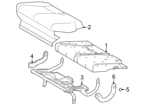 2024 Toyota Grand Highlander Third Row Seats Diagram 4 - Thumbnail