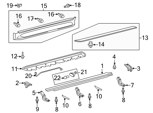 Bolt, With Washer Diagram for 90119-A0222