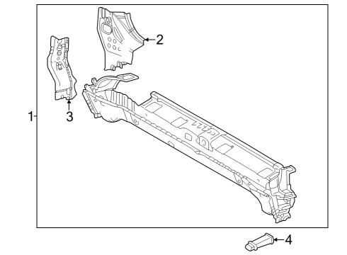 2024 Toyota Sequoia Rear Body Diagram