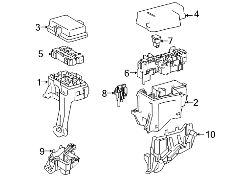2015 Toyota RAV4 Fuse & Relay Diagram 2 - Thumbnail