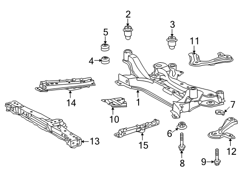 Cushion, Cab Rear Mounting Diagram for 52241-28010