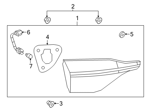 2022 Toyota Corolla Backup Lamps Diagram 2 - Thumbnail