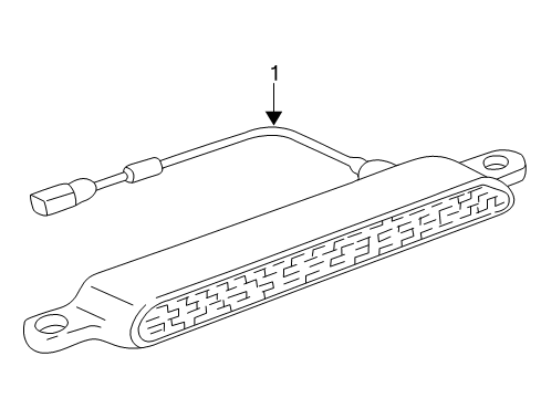 2004 Toyota Corolla High Mount Lamps Diagram 2 - Thumbnail