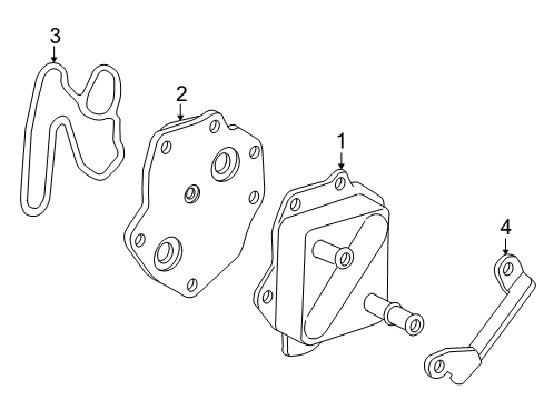 2012 Toyota Sequoia Engine Oil Cooler Diagram 1 - Thumbnail