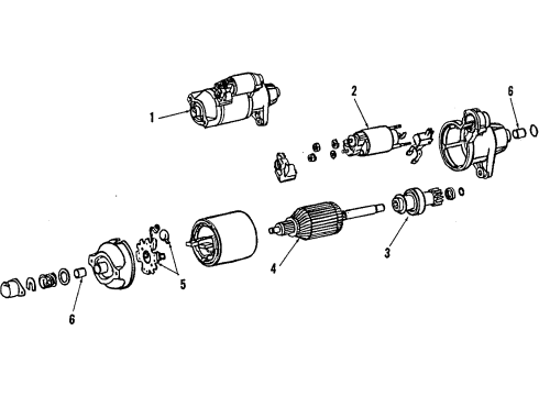 1995 Toyota Paseo Starter Diagram
