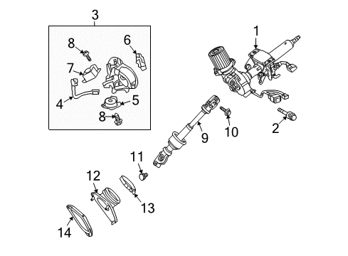 2012 Toyota Venza Ignition Lock, Electrical Diagram 3 - Thumbnail