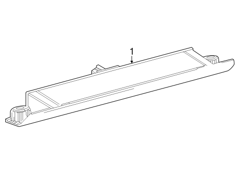 2024 Toyota Sequoia High Mount Lamps Diagram