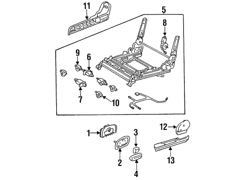 1991 Toyota Cressida Power Seats Diagram