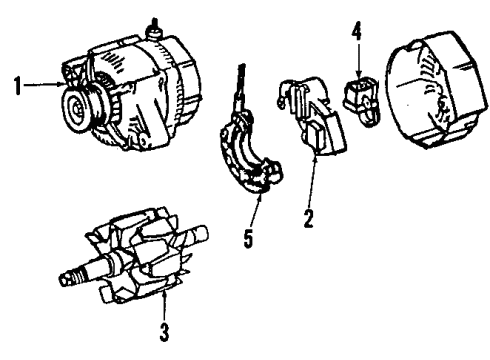 2007 Toyota Yaris Alternator Diagram 1 - Thumbnail