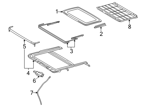 2004 Toyota Solara Sunroof Diagram