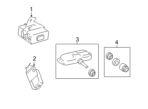 2009 Scion tC Tire Pressure Monitoring Diagram